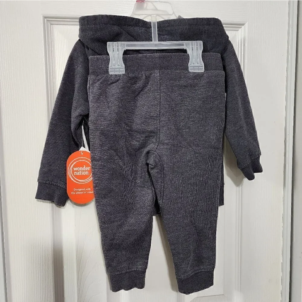 Nwt Wonder Nation Toddler Unisex AthleisureOutfit Set, Sizes 18 months